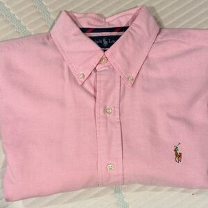 Ralph Lauren Men's Light Pink Button Down Shirt